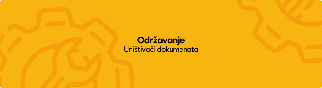 Održavanje uništavača dokumenata